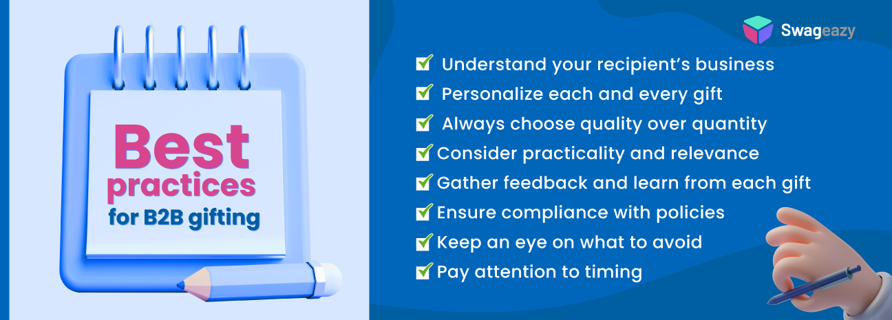 Best practices for B2B gifting